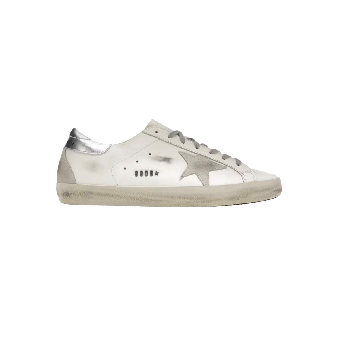 Golden Goose Super-Star White Silver